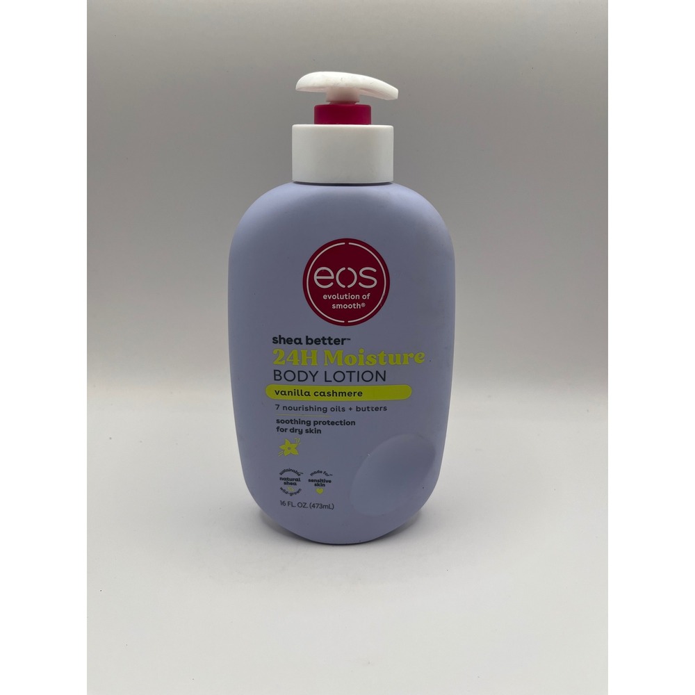 EOS Shea Better 24H Moisture Body Lotion Vanilla Cashmere 16 oz Pump Bottle
